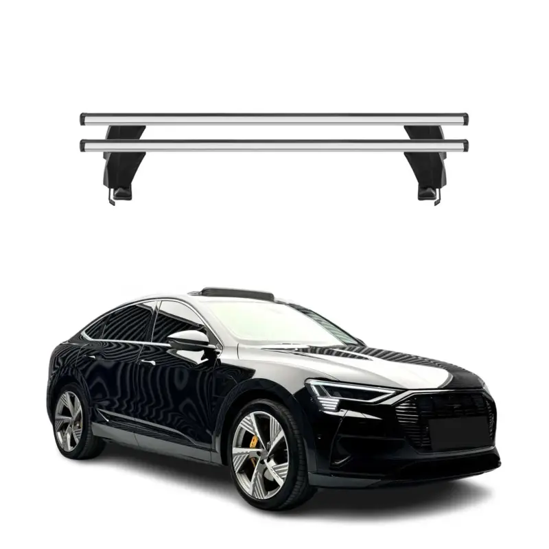 Geprüft Menabo Dachträger Grundtäger für Audi e-Tron Sportback 2021-2025 50kg Alu Silber