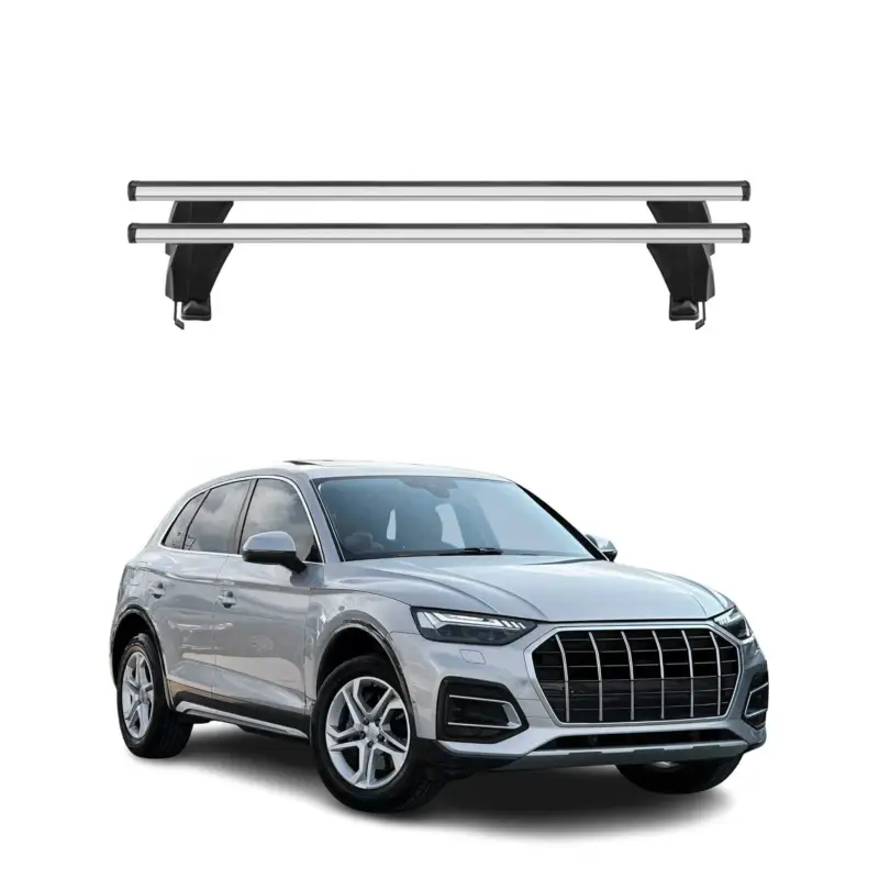 Menabo Dachträger Grundtäger für Audi Q5 mk2 2021-2025 50kg Alu Silber 2 tlg Bestseller