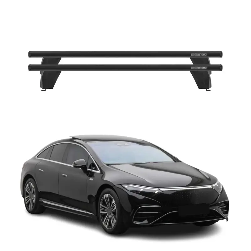 Schnäppchen Menabo Dachträger Grundtäger für Mercedes EQS V297 2022-2026 75kg Alu Schwarz 2x