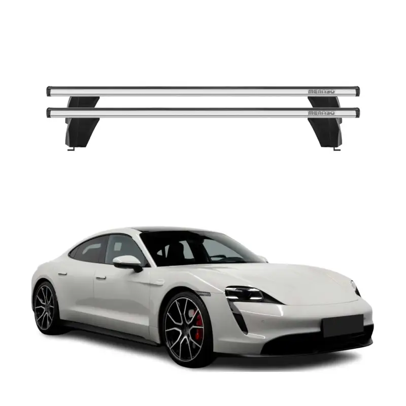 Neu Im Sortiment Menabo Dachträger Grundtäger für Porsche Taycan 2019-2026 75kg Alu Silber 2 tlg