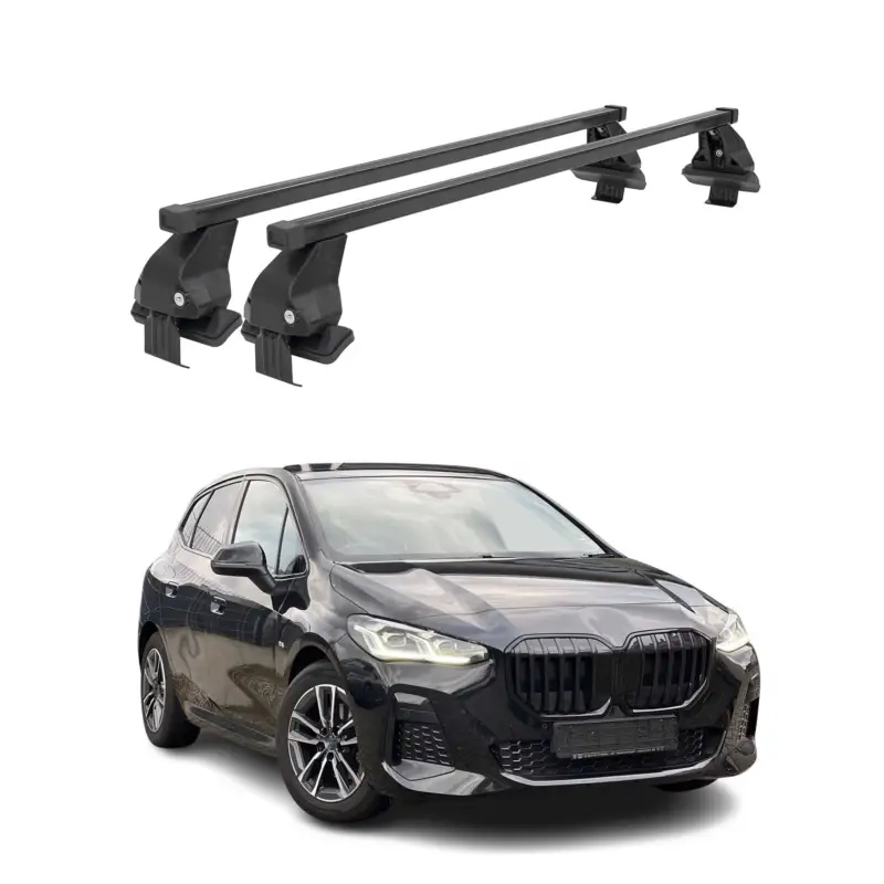 Angebot Menabo Dachträger für BMW 2 Active Tourer U06 2021-2026 50kg Stahl Schwarz 2x