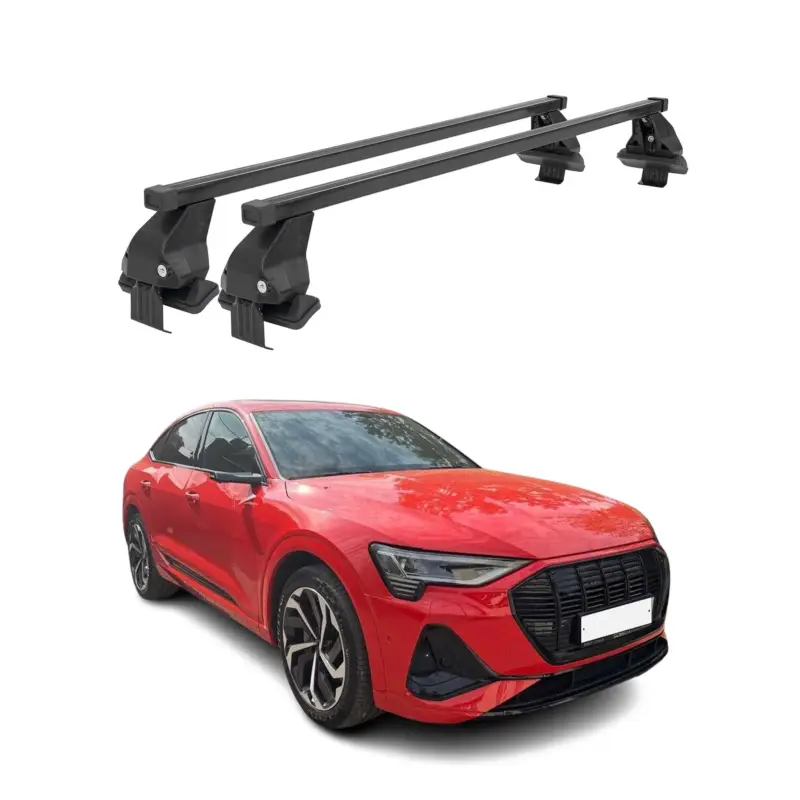 Menabo Dachträger für Audi e-Tron Sportback 2021-2025 50kg Stahl Schwarz 2x Bestseller
