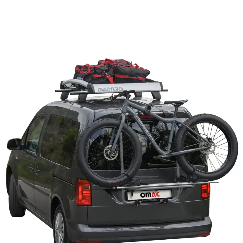 Menabo Fahrradträger für VW Caddy V 2020-2026 Heckklappenträger 3 Fahrräder Neu Im Sortiment
