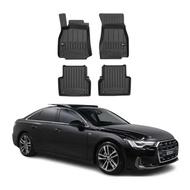 Highlight OMAC Gummi Fußmatten für Audi A6 Limo Avant Allroad C8 2018-2025 TPE Automatten
