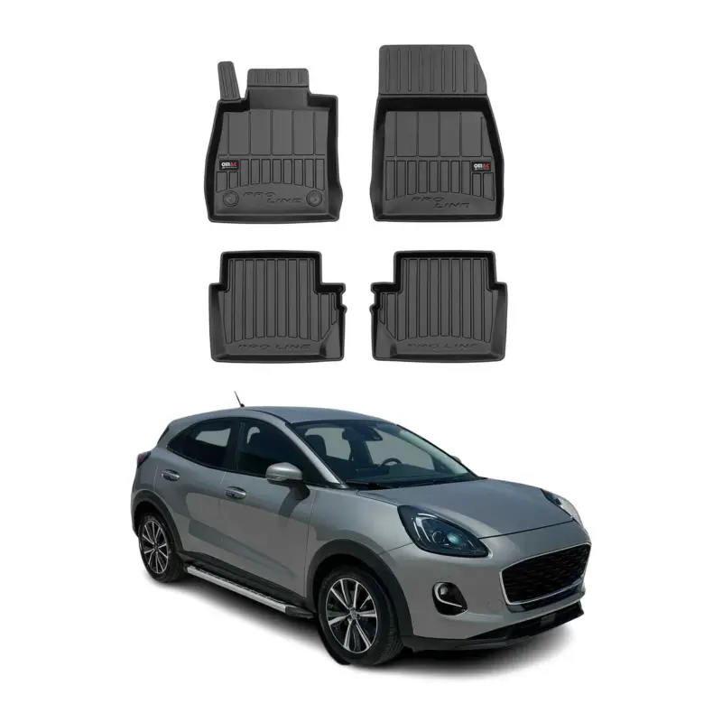 Abverkauf OMAC Gummi Fußmatten für Ford Puma 2019-2026 Premium TPE 3D Automatten 4tlg