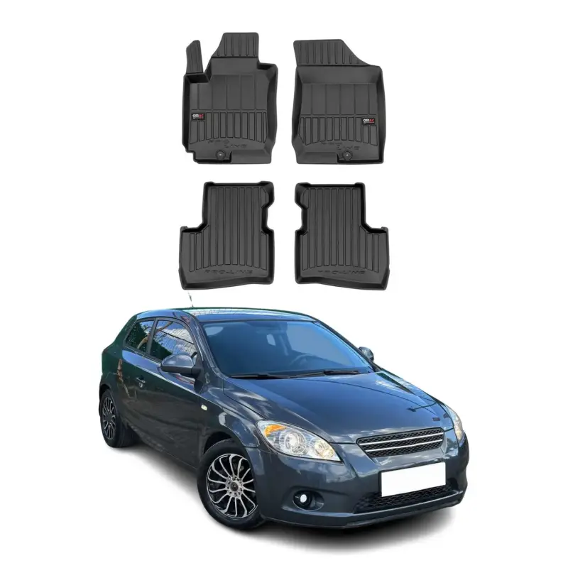 Garantierte Lieferung OMAC Gummi Fußmatten für Kia Pro Ceed 2007-2013 Premium TPE Automatten 4tlg
