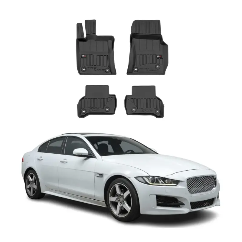 Knallerangebot OMAC Gummi Fußmatten für Jaguar XE 2015-2024 Premium TPE 3D Automatten 4 tlg