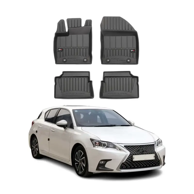 Bestpreis OMAC Gummi Fußmatten für Lexus CT200h 2011-2020 Premium TPE Automatten 4tlg