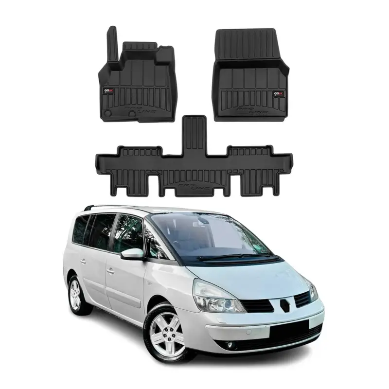 Highlight OMAC Gummi Fußmatten für Renault Espace 2002-2014 Premium TPE Automatten 3tlg