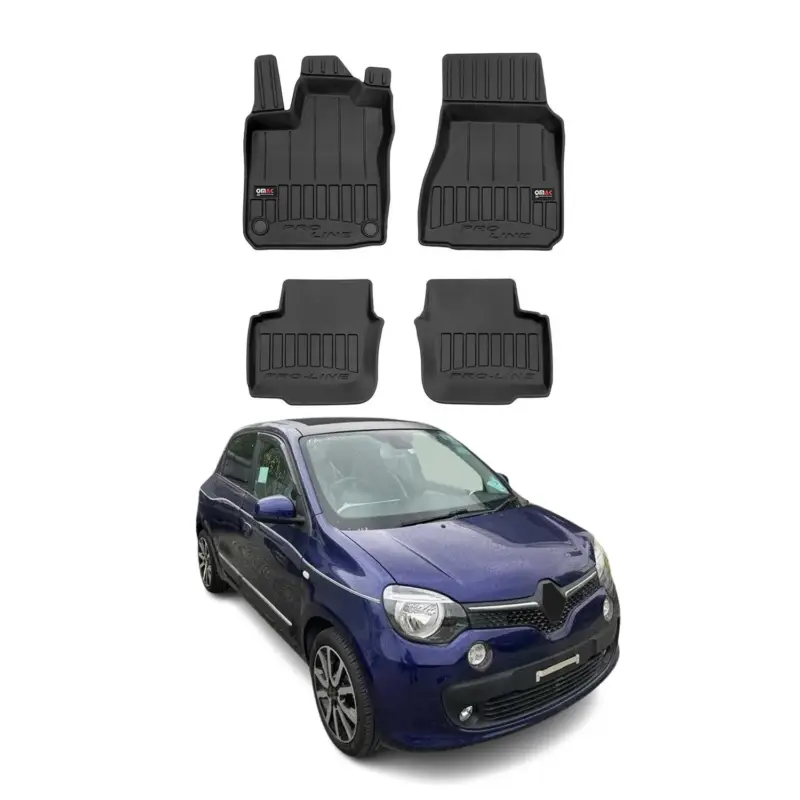 Super-Preis OMAC Gummi Fußmatten für Renault Twingo 2014-2024 Premium TPE Automatten 4tlg