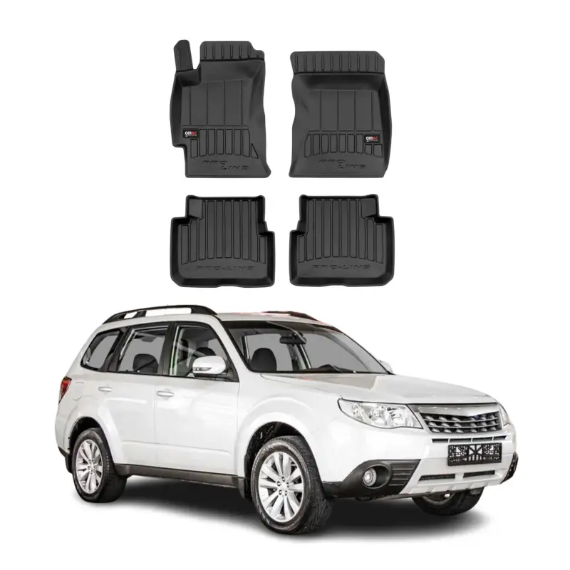 Bestseller OMAC Gummi Fußmatten für Subaru Forester III 2008-2013 Premium Automatten 4tlg