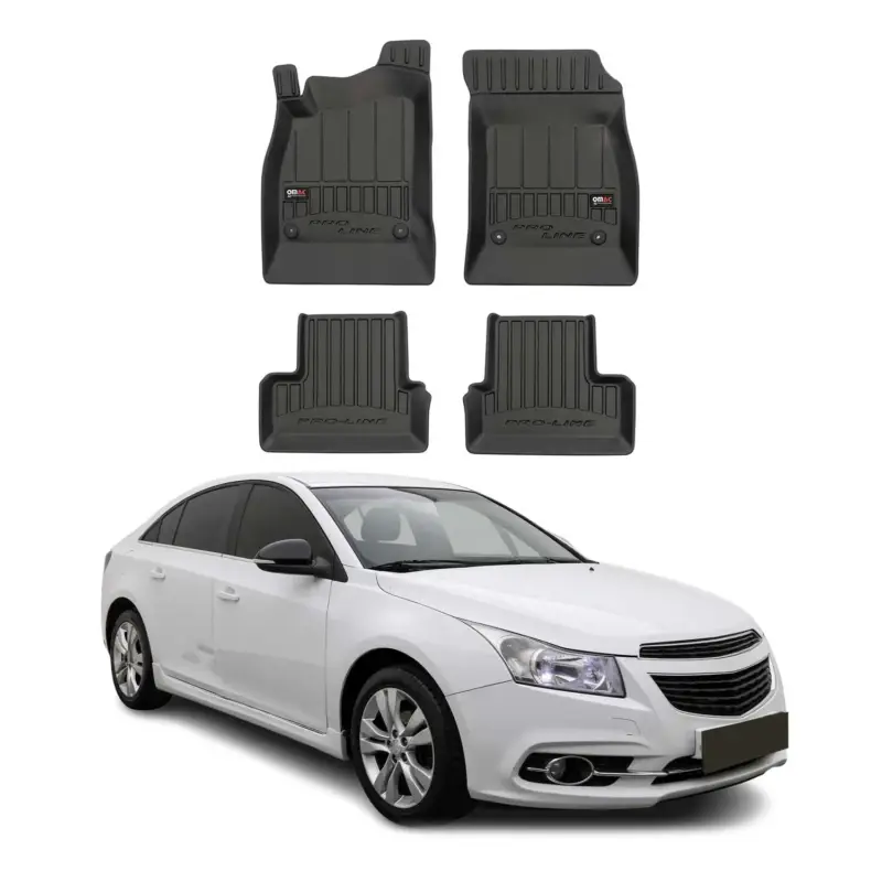 Aktuell OMAC Gummi Fußmatten für Chevrolet Cruze 2009-2024 Premium TPE Automatten 4tlg