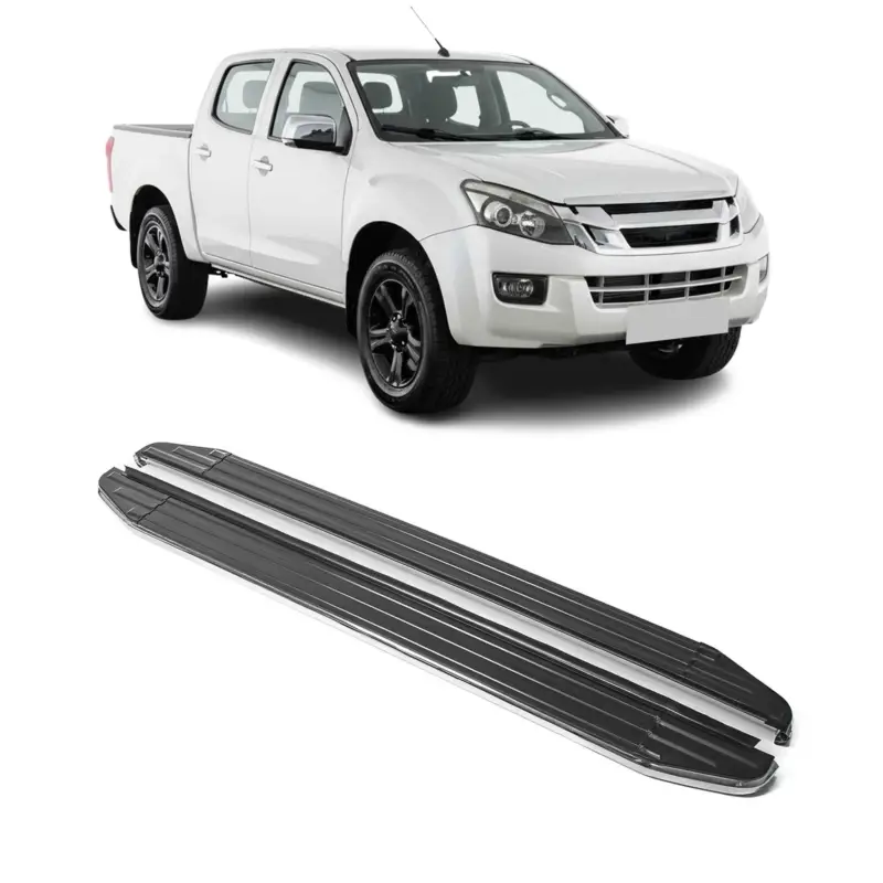 Trittbretter Seitenschweller für Isuzu D-Max 2015-2021 ABE Alu Top-Angebot