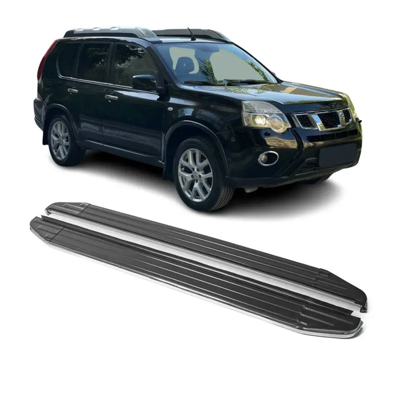 Trittbretter Seitenschweller für Nissan X-Trail 2007-2015 ABE Alu Top-Seller