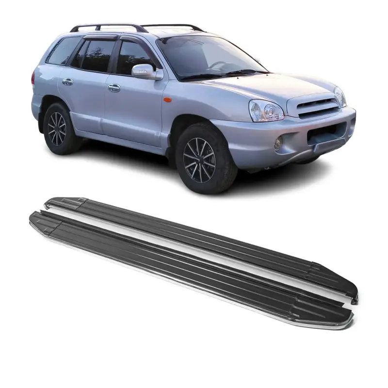 Versand Am Gleichen Tag Trittbretter Seitenschweller für Hyundai Santa Fe 2006-2012 ABE Alu
