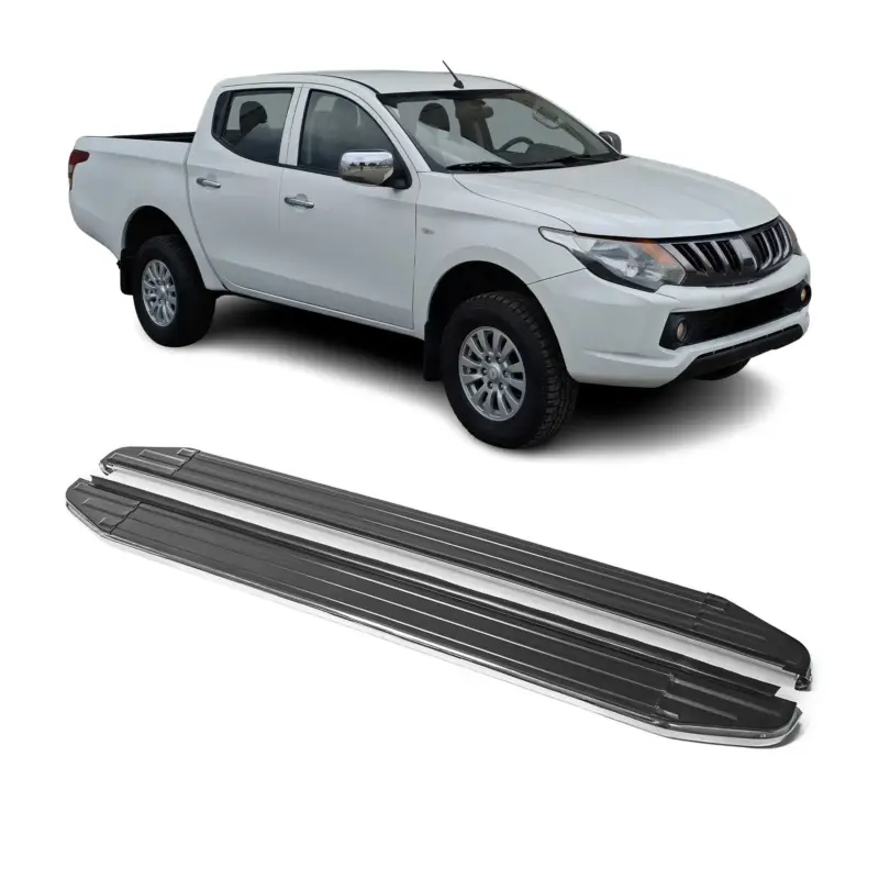 Trittbretter Seitenschweller für Mitsubishi L200 2015-2026 ABE Alu Saisonangebot