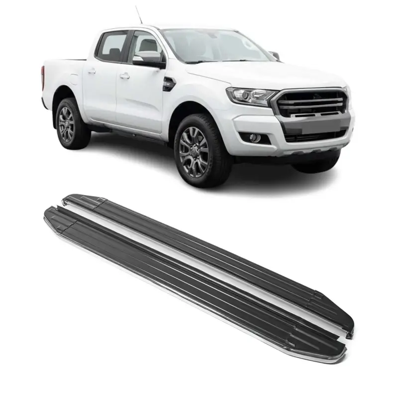 Trittbretter Seitenschweller für Ford Ranger 2012-2022 ABE Alu Nur Heute