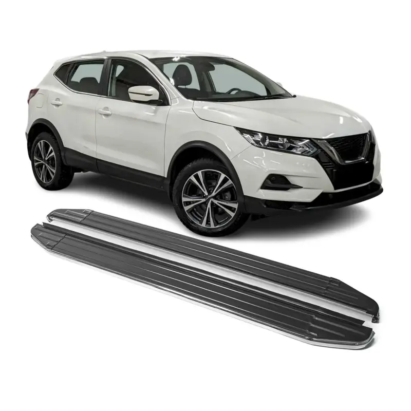 Knallerangebot Trittbretter Seitenschweller für Nissan Qashqai 2018-2024 ABE Alu