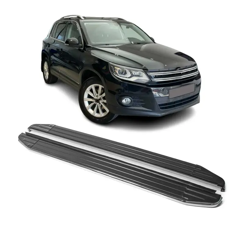 Schneller Versand Trittbretter Seitenschweller für VW Tiguan 2007-2016 ABE Alu