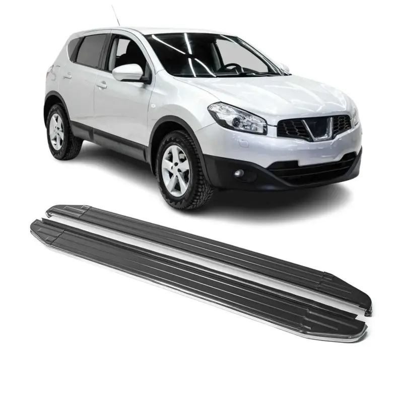 Sichere Zahlung Trittbretter Seitenschweller für Nissan Qashqai J10 2006-2014 ABE Alu