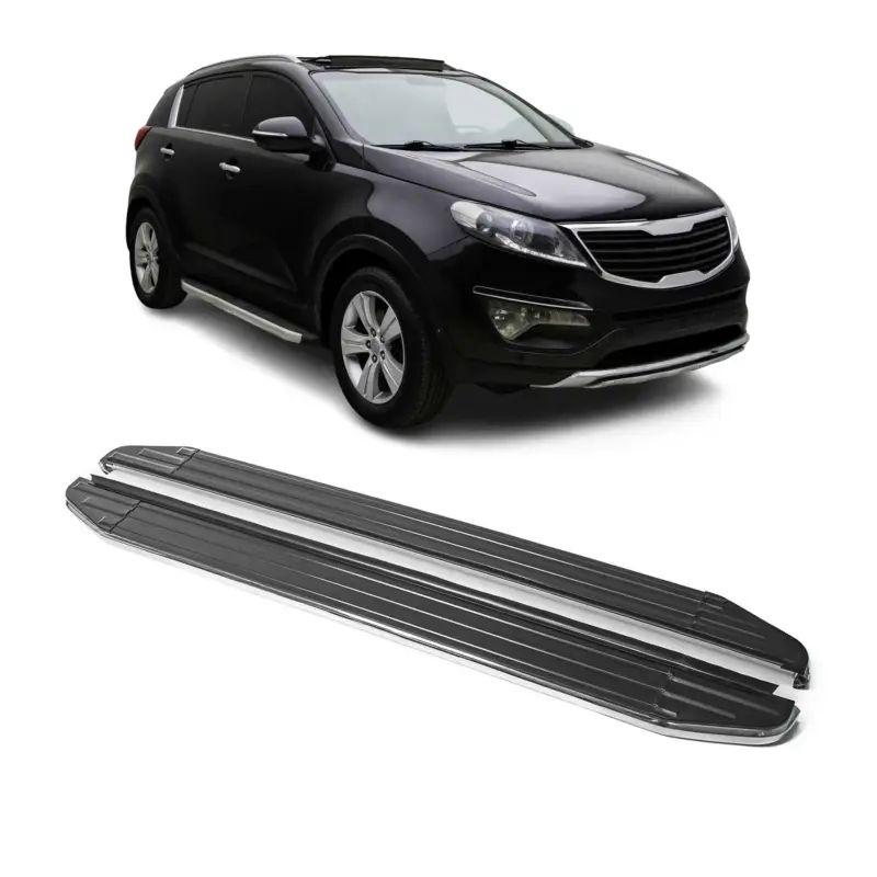 Trittbretter Seitenschweller für Kia Sportage 2010-2015 ABE Alu Top-Preis