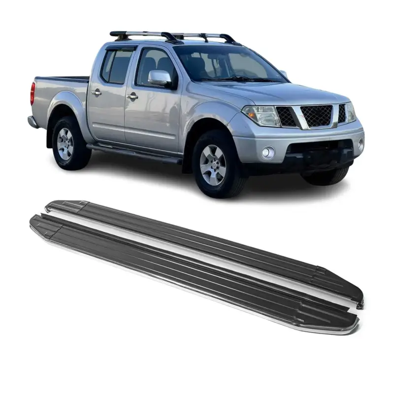 Mega-Angebot Trittbretter Seitenschweller für Nissan Navara 2005-2015 ABE Alu