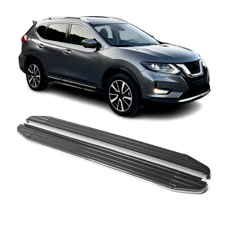 Preisreduziert Trittbretter Seitenschweller für Nissan X-Trail 2015-2018 ABE Alu