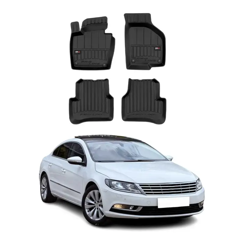 Letzte Chance OMAC Gummi Fußmatten für VW CC 2011-2016 Premium TPE 3D Automatten Antirutsch 4x