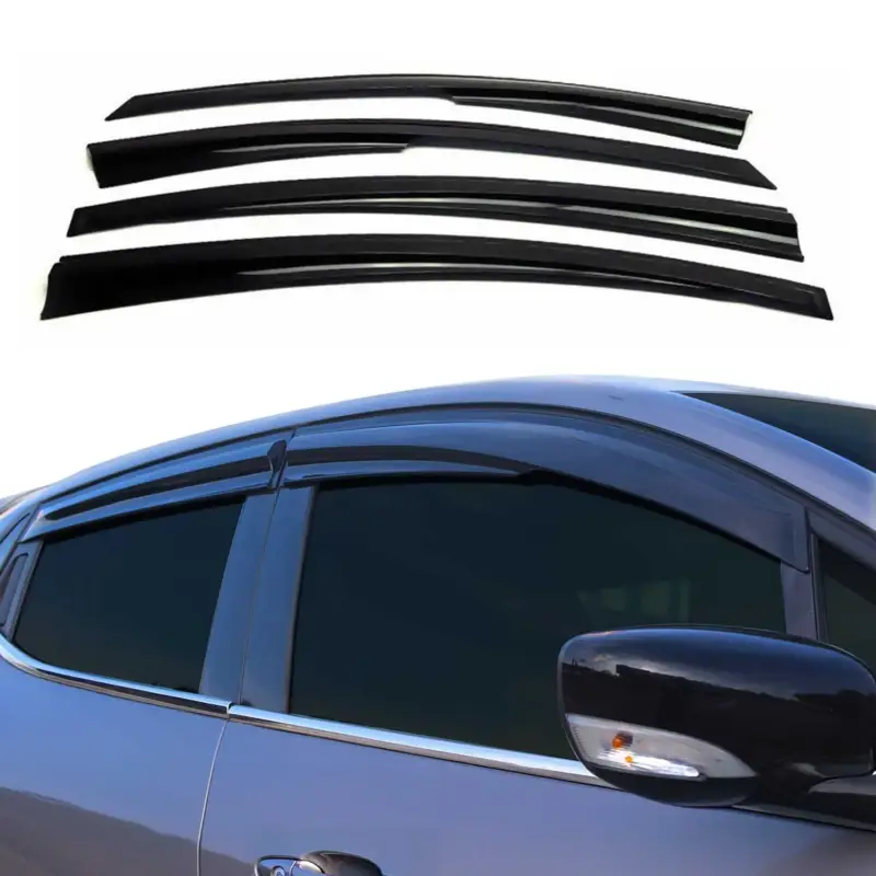 Aktuell 4x Windabweiser Regenabweiser für VW Passat B7 Stufenheck 2010-2015 Acryl Dunkel