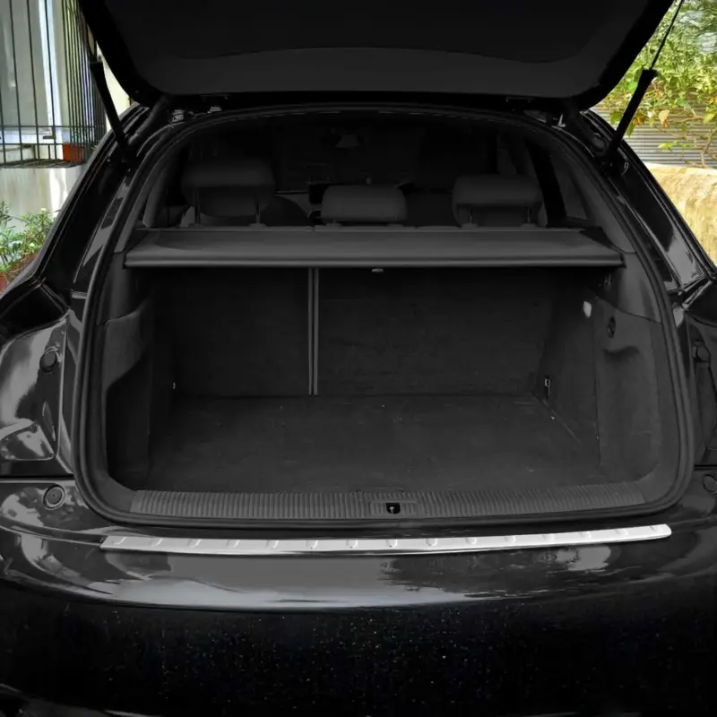 Schnäppchen Ladekantenschutz Stoßstange für Audi Q3 8U 2011-2018 Edelstahl Chrom B-ware