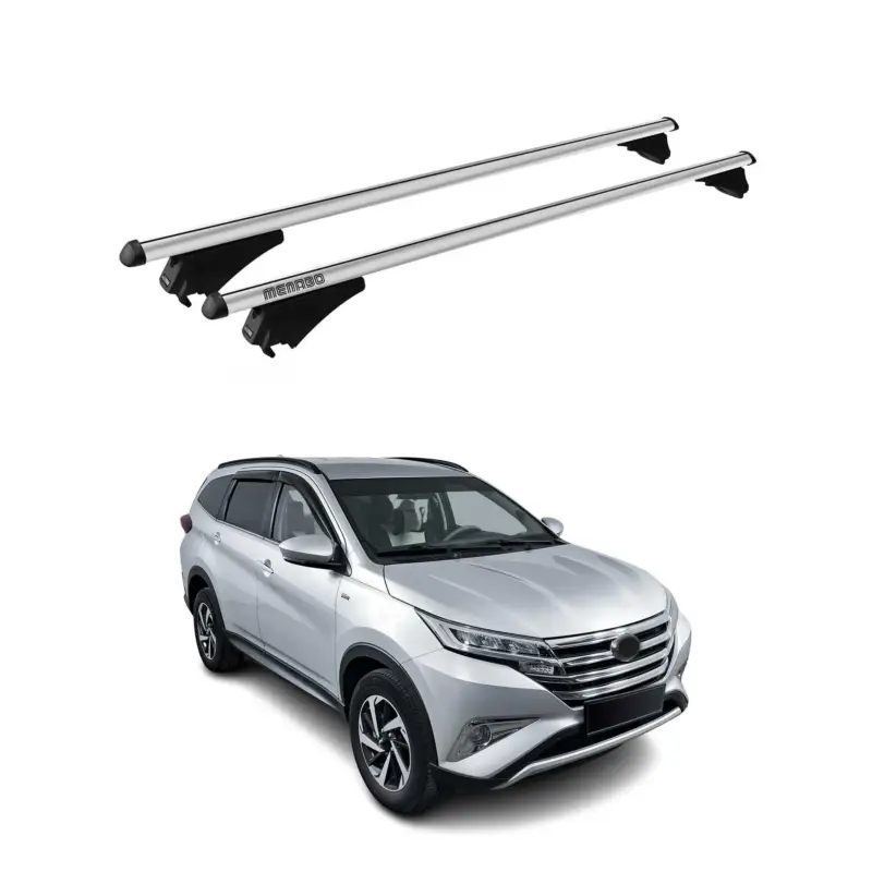 Menabo Dachträger Grundtäger für Toyota Rush 2018-2026 75kg Alu Silber 2tlg Sonderaktion