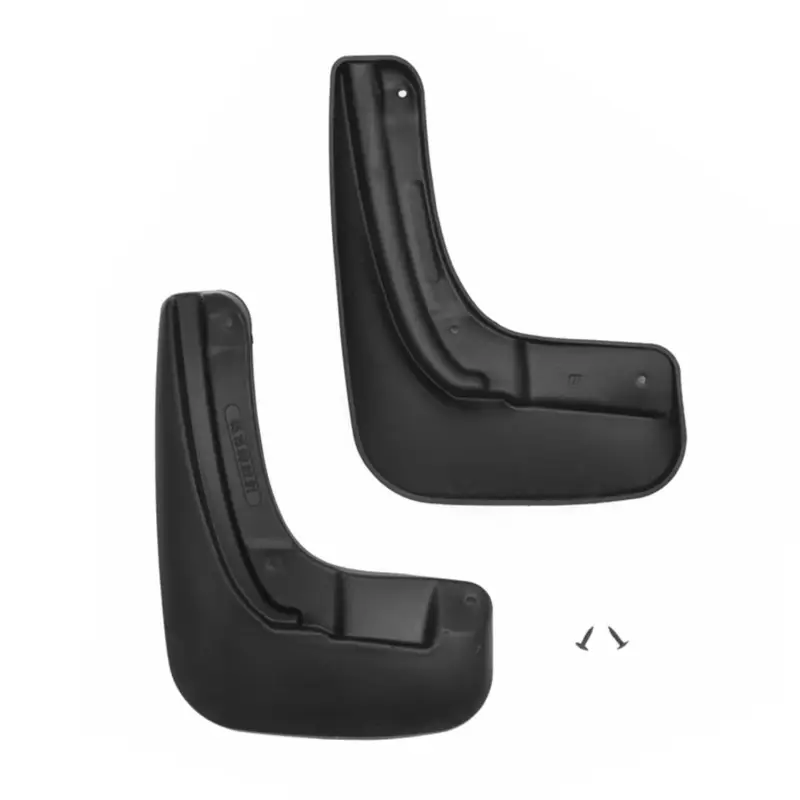 Schmutzfänger Spritzschutz Hinten für Skoda Rapid 2012-2021 Schwarz Gummi 2x Must-Have