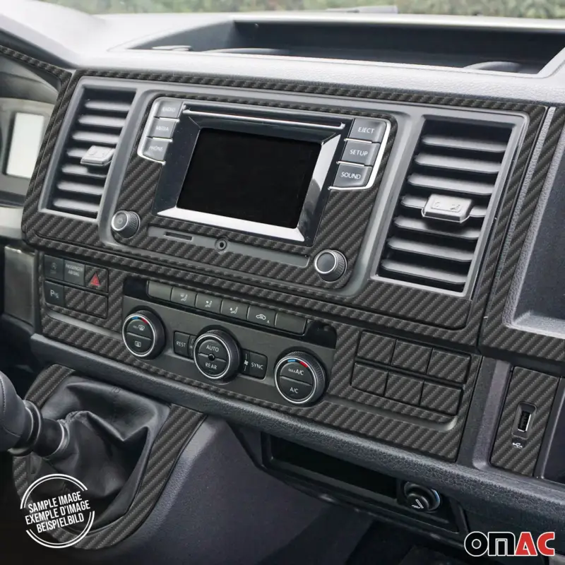 Versand Am Gleichen Tag Innenraum Dekor Cockpit für VW Tiguan 2011-2016 FL Carbon Optik 20 tlg