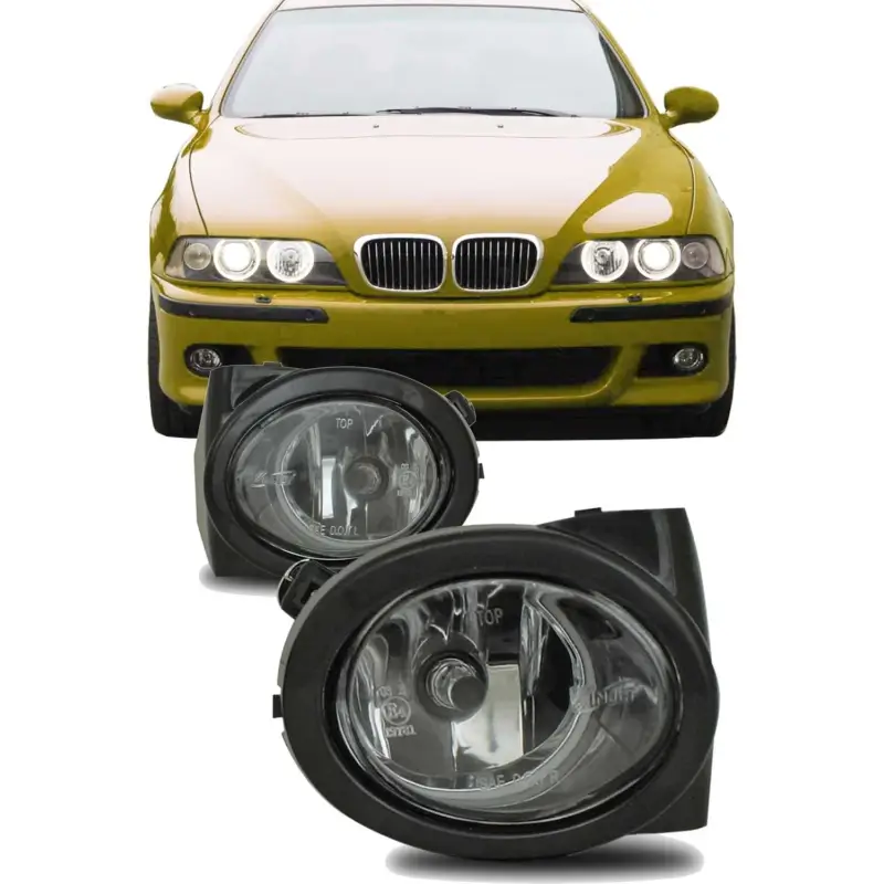 Top-Seller JOM Nebelscheinwerfer für BMW 3er E46/ M3 + E39/ M5 Klarglas mit Rahmen