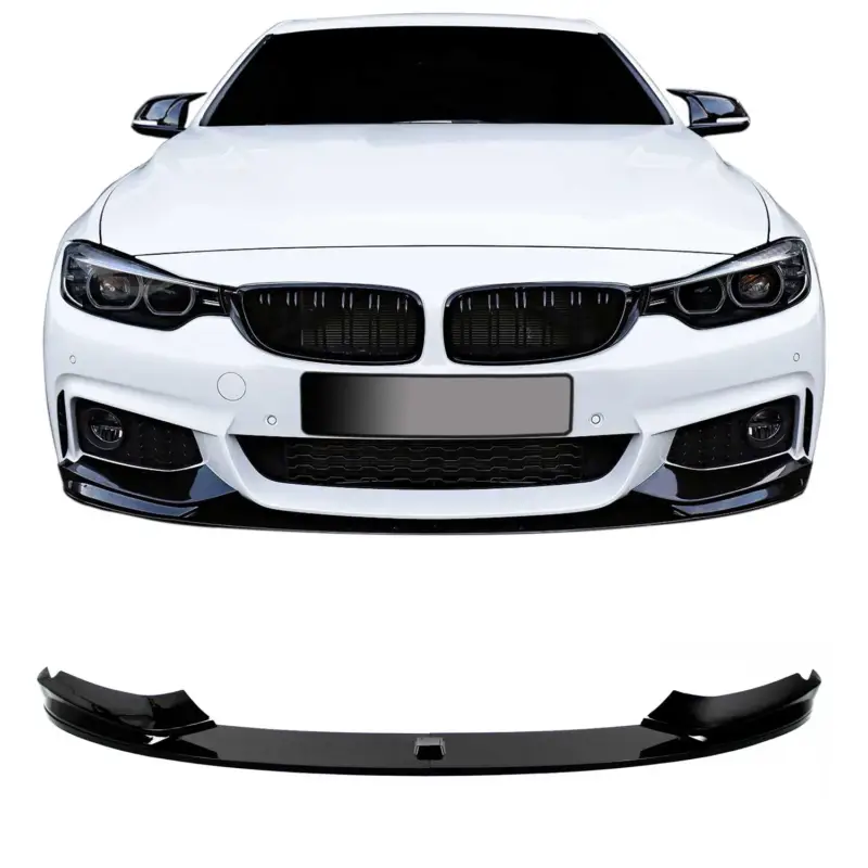 Geprüft JOM Frontspoiler Lippe Stoßstange für BMW F32/ F33/ F36 2013-2021 schwarz glänz