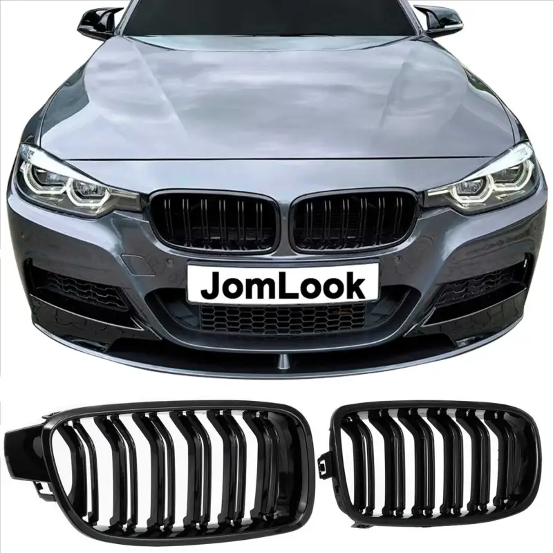 JOM Kühlergrill Kühlergitter für BMW F30 F31 2011-2019 schwarz 1tlg Neu