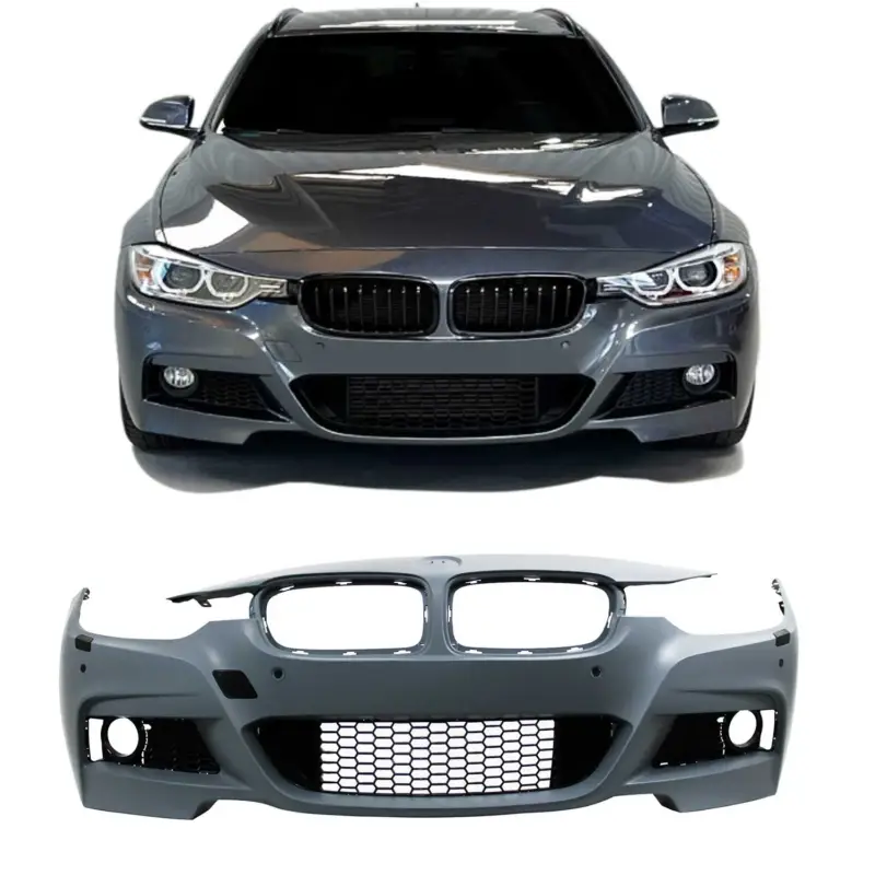 Bestseller JOM Stoßstange für BMW F30 F31 2011-2019 SRA + PDC Sport-Design Schwarz