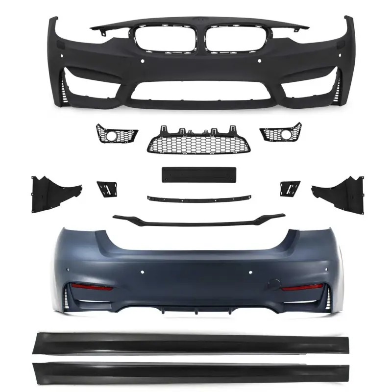 JOM Stoßstangen Kit & Seitenschweller für BMW F30 inkl. LCI 2011-2019 Schwarz Sofort Bestellen