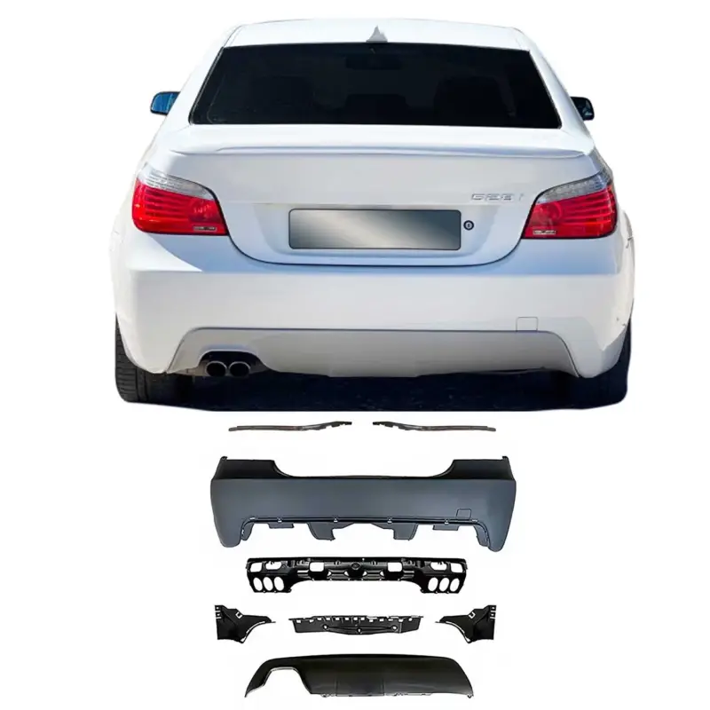 Heißes Angebot JOM Heckstoßstange für BMW E60 2003-2010 Schwarz 8tlg