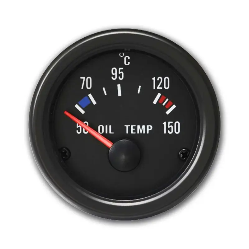 Echt Zusatzinstrument Öltemperatur (50~150°C) für Universal schwarz
