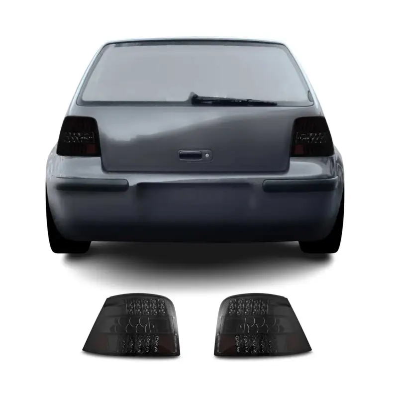 Sofort Bestellen Rückleuchten für VW Golf 4 1997-2003 dunkel smoke 2tlg