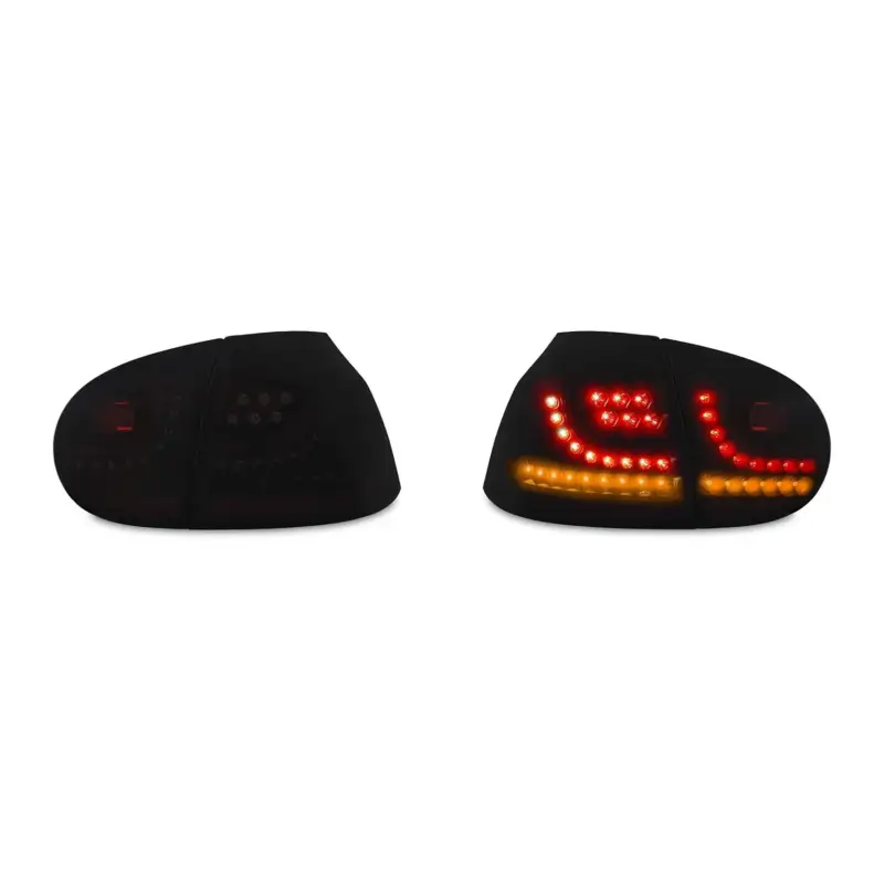 JOM LED Rückleuchten für VW Golf MK5 2003-2008 mit Dynamik-Blinker schwarz 4tlg Preisreduziert