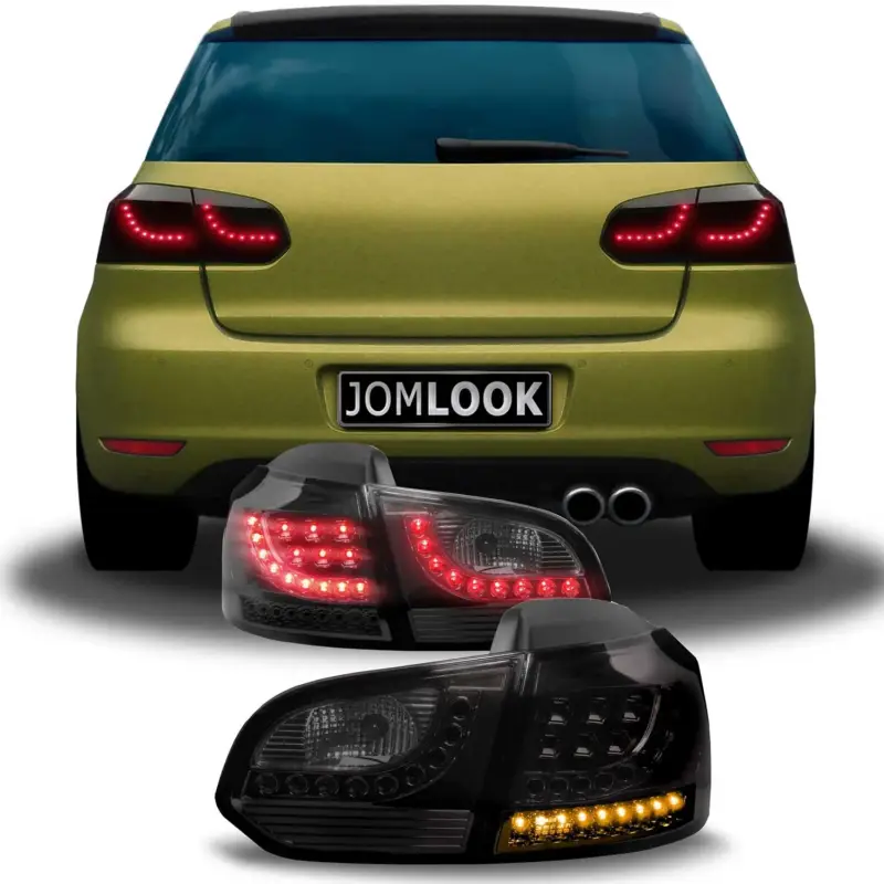Rückleuchten für VW Golf 6 2008-2012 schwarz 4tlg Schnäppchen