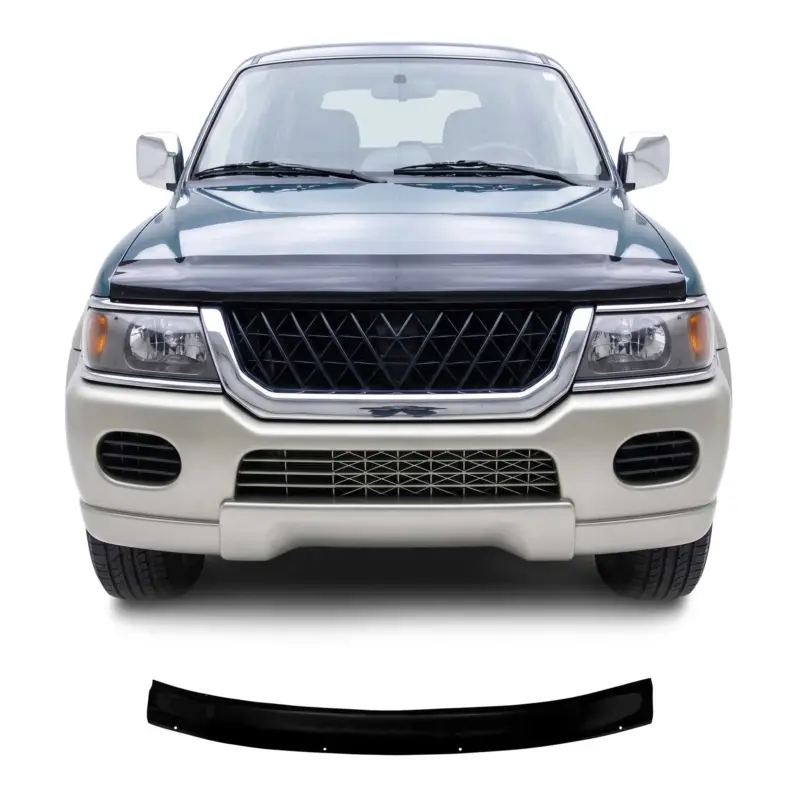 Sale Motorhaube Deflektor Insektenschutz für Mitsubishi Pajero 1998-2008 Dunkel