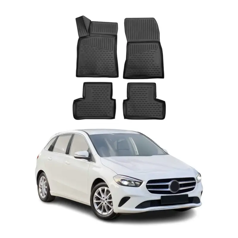 Letzte Chance OMAC Gummi Fußmatten für Mercedes B-Klasse W247 2019-2026 TPE Automatten