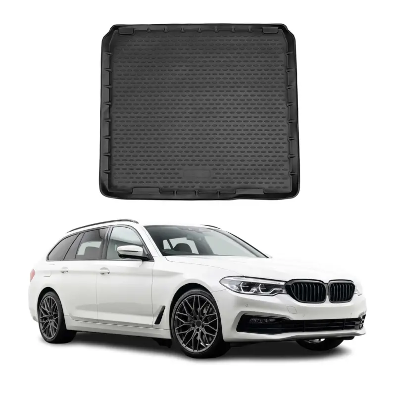 Kofferraummatte Kofferraumwanne für BMW 5er Touring G31 2017-2023 Gummi Schwarz Neu Im Sortiment