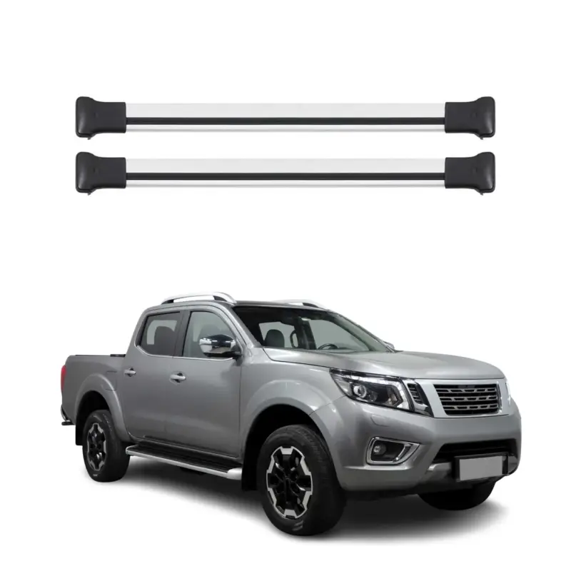 Wochenendangebot Dachträger Gepäckträger für Nissan Navara D23 2015-2023 Relingträger Alu Silber