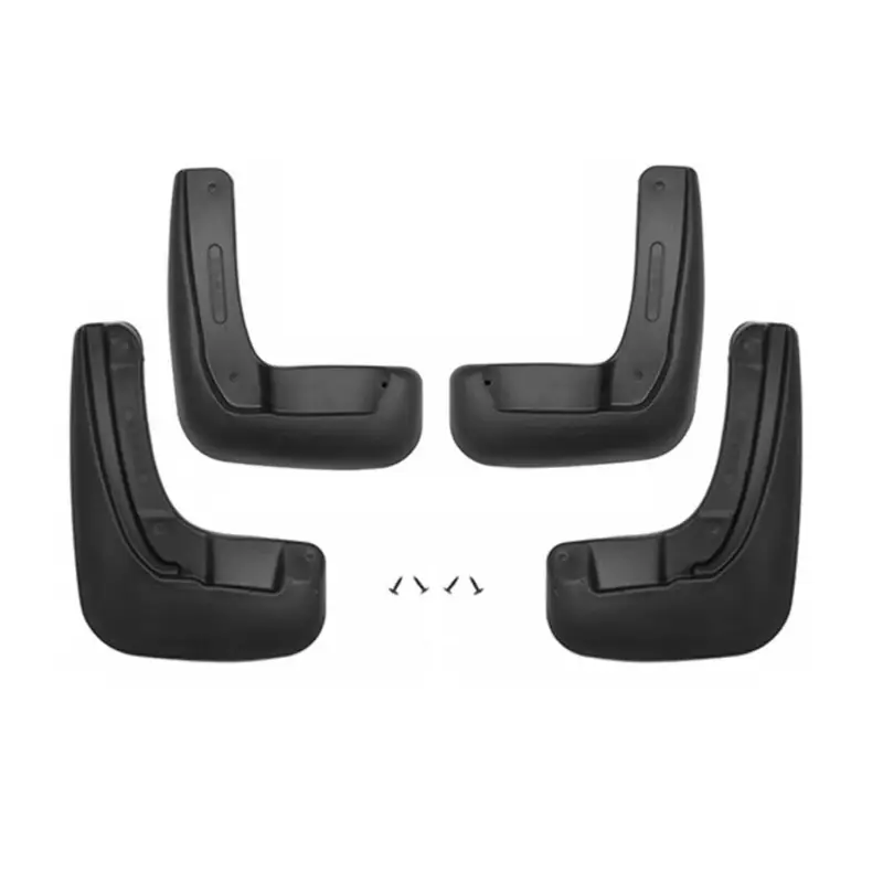 Schmutzfänger Kotflügel für Skoda Rapid Limo 2012-2019 Kunststoff Schwarz 4tlg Neue Ware