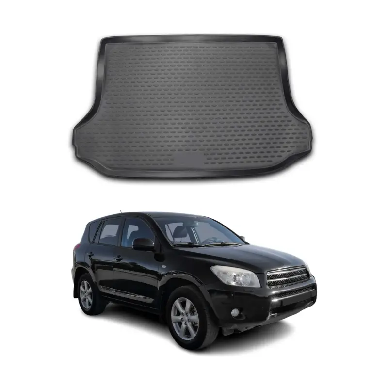 Kofferraummatte Kofferraumwanne für Toyota RAV4 2009-2013 Gummi TPE Schwarz Saisonangebot