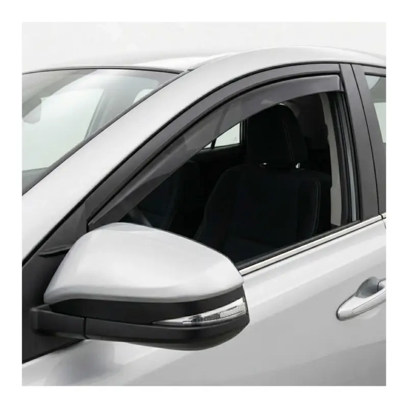 Windabweiser Regenabweiser für Toyota RAV4 2013-2018 Dunkel Acryl 2tlg Online Kaufen
